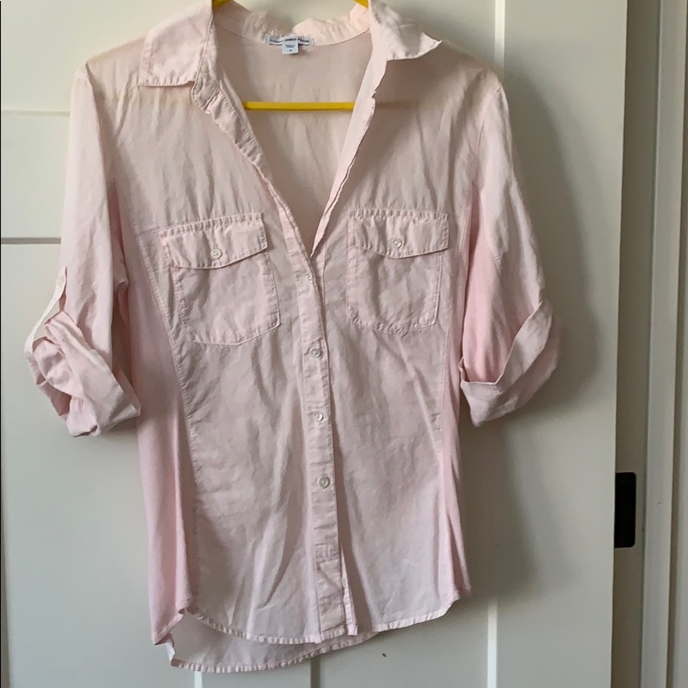 James Perse Pale pink button down